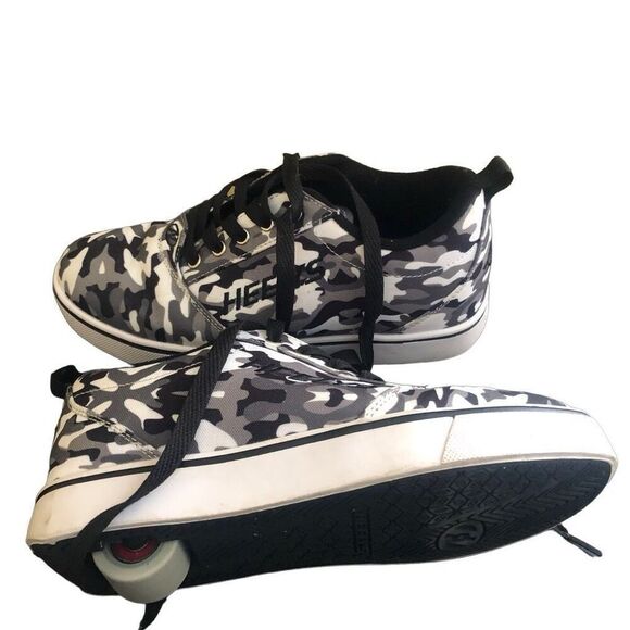 Heelys Pro 20 Prints Skate Shoe Camo Gray Black Model HES10336 Adult Size 7 Mens - Picture 1 of 9